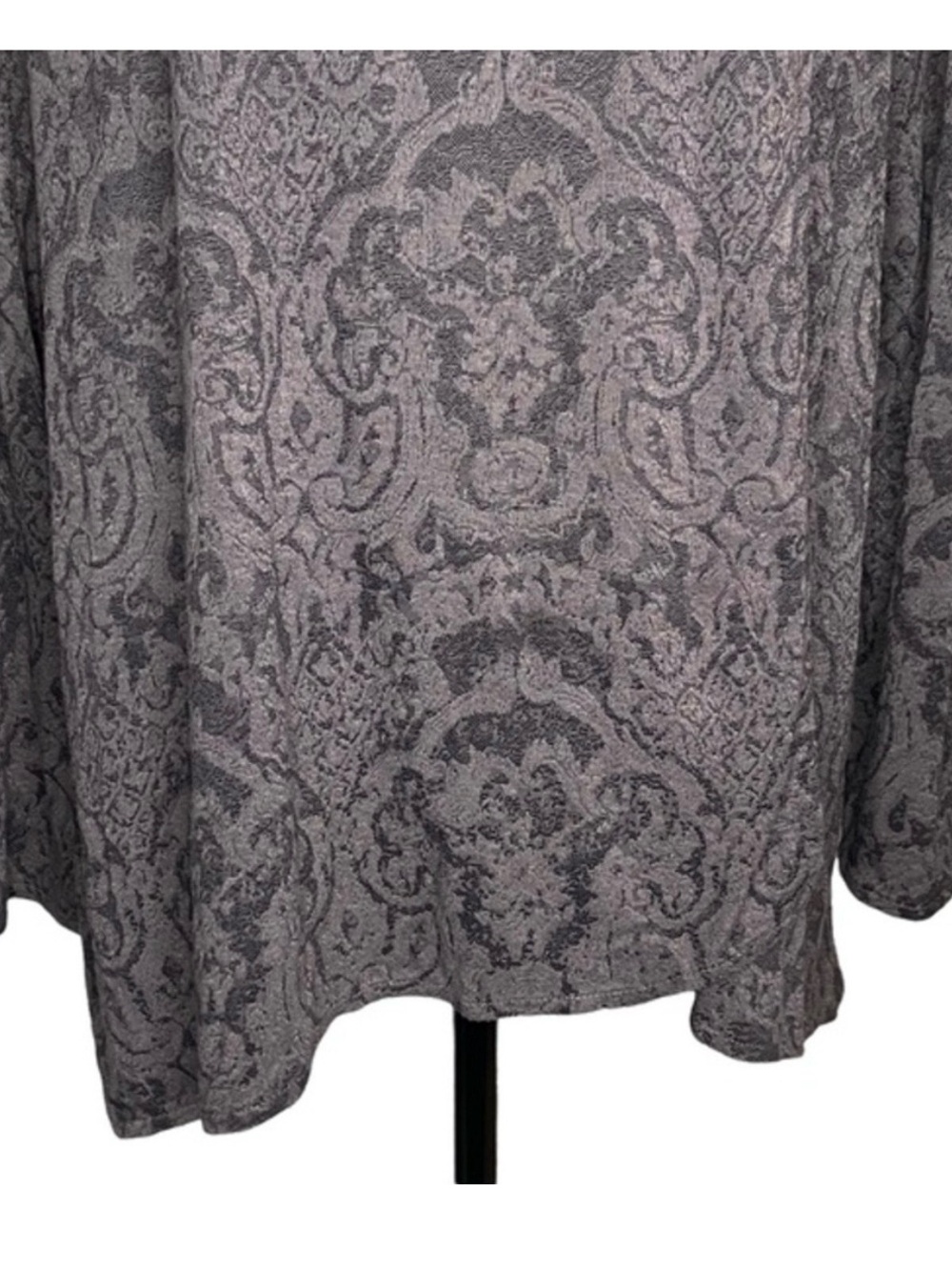 Habitat Long Sleeve Brocade Fabric Button Shoulder Detail Top Size XL - Picture 3 of 12